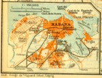 1909 Habana districts map by Baedeker.png