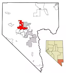 Location within Clark County