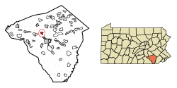 Location in Lancaster County, Pennsylvania