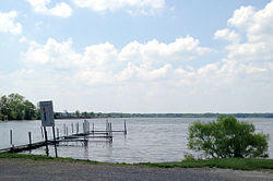 Mosquito Lake just west of Mecca Center