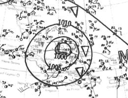 1932 Bahamas hurricane Analysis 6 Sep 1932.png