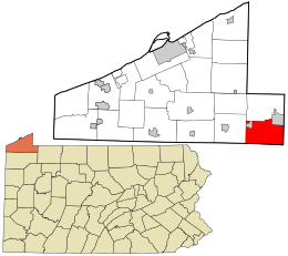 Location in Erie County and the U.S. state of Pennsylvania
