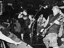 Agnostic Front playing in Rome, Italy in 2007