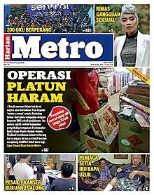 Harian Metro front page.jpg