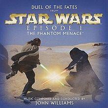 The cover of the one-track promotional release of Duel of the Fates