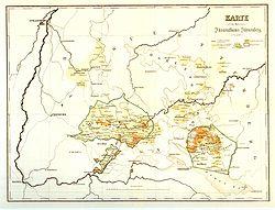 Fürstenberg territories in 1806