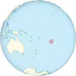Location of the Cook Islands