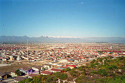View from Khayelitsha Lookout Hill over Ilitha Park