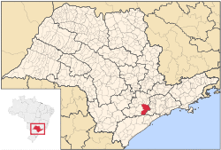 Location in São Paulo state