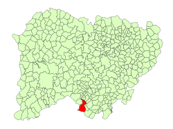 Location in Salamanca