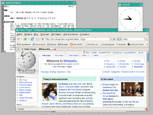 twm - the default X11 window manager