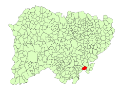 Location in Salamanca