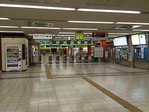 Kintetsu Nippombashi Station East gate 01.jpg