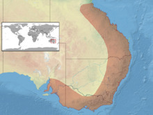 Pogona barbata distribution.png