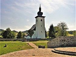 Geographical center of Europe near Krahule
