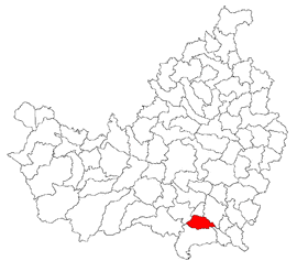 Location in Cluj County