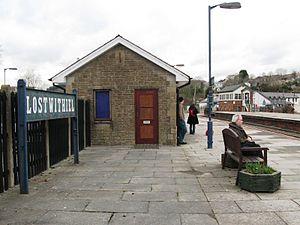2009 at Lostwithiel station - up platform.jpg