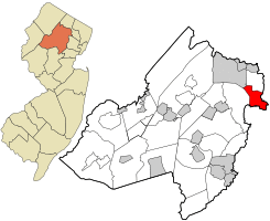 Location in Morris County and the state of New Jersey.