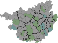 Pingxiang is located in Guangxi