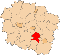 Location within the voivodeship