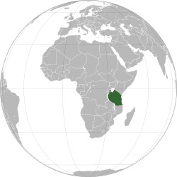 Tanzania (orthographic projection).svg