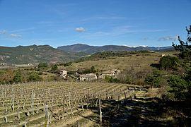 A general view of the village of Aubenasson