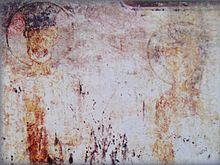 Constantine I and Michael I, kings of Imeretia (Gelati fresco).jpg