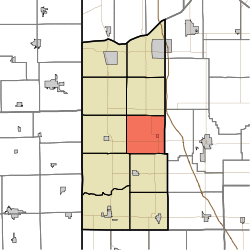 Map highlighting Jackson Township, Newton County, Indiana.svg