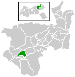 Location within Kufstein district