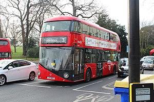 Abellio London New Routemaster LTZ 1967 LT697, Dulwich Road Herne Hill 13.1.18.jpg
