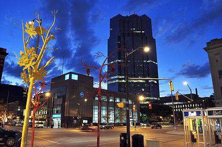 One London Place Night.JPG