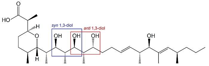 Zincophorin showing syn and anti 1,3-diols.jpg