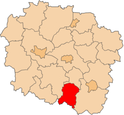 Location within the voivodeship