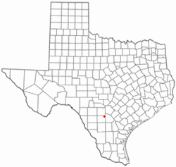Location of Bigfoot, Texas