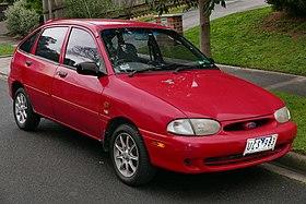 1998 Ford Festiva (WF) GLXi 5-door hatchback (2015-08-07) 02.jpg