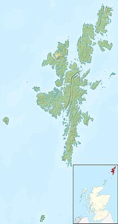 Ve Skerries is located in Shetland