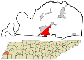 Atoka, Tennessee within Tipton County