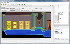The room editor in AGS v3.3.3