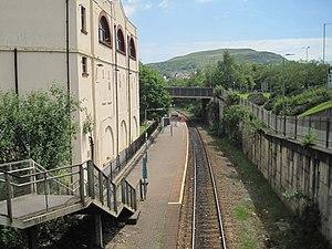 Tonypandy (& Trealaw) railway station, Rhondda Cynon Taf - geograph.org.uk - 4029894.jpg