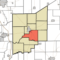 Location in Jennings County
