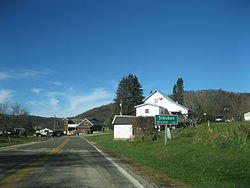 Entering Steuben from the south on WIS 131
