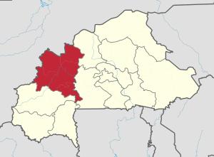 Location in Burkina Faso