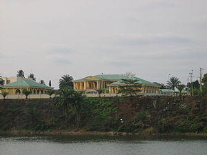 The president's residence in Mouila