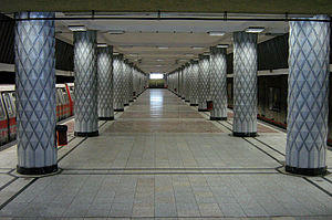 Politehnica station, Bucharest metro.jpg