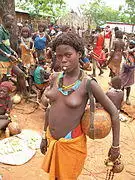 Young Hamer woman in southern Ethiopia (near Turmi) - 2006