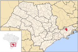 Location in the state of São Paulo