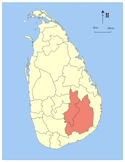 Location within Sri Lanka