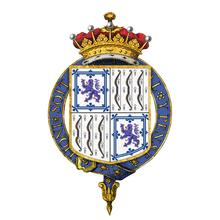 Coat of Arms of Claude Bowes-Lyon, 14th Earl of Strathmore and Kinghorne, KG, KT, GCVO, TD.png