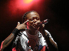 Super Nat performing live in 2008