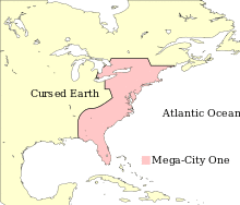 Mega-city One according to The Apocalypse War.svg